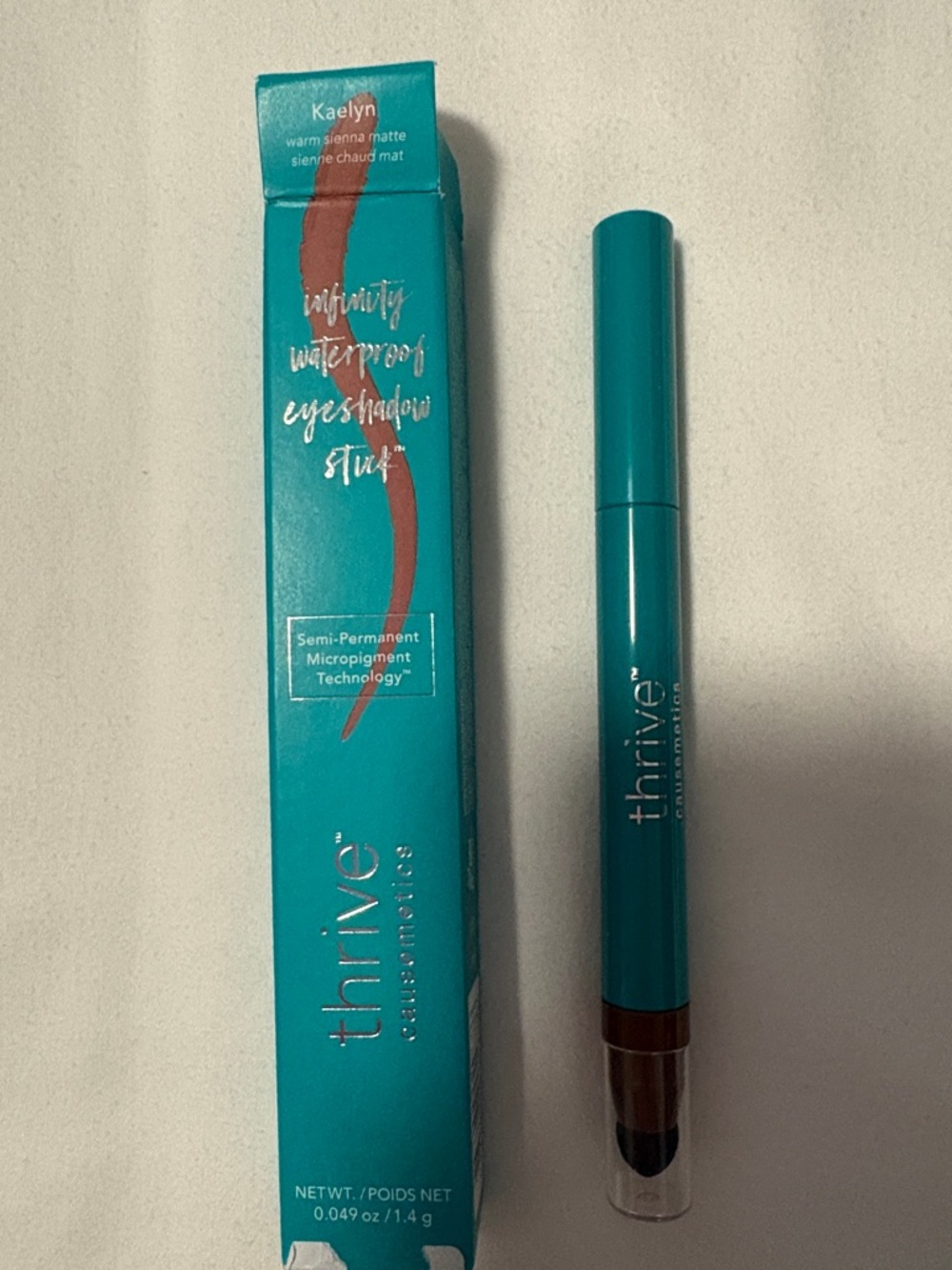 Thrive Infinity Waterproof Eyeshadow Stick- Kaelyn Warm Sienna Matte